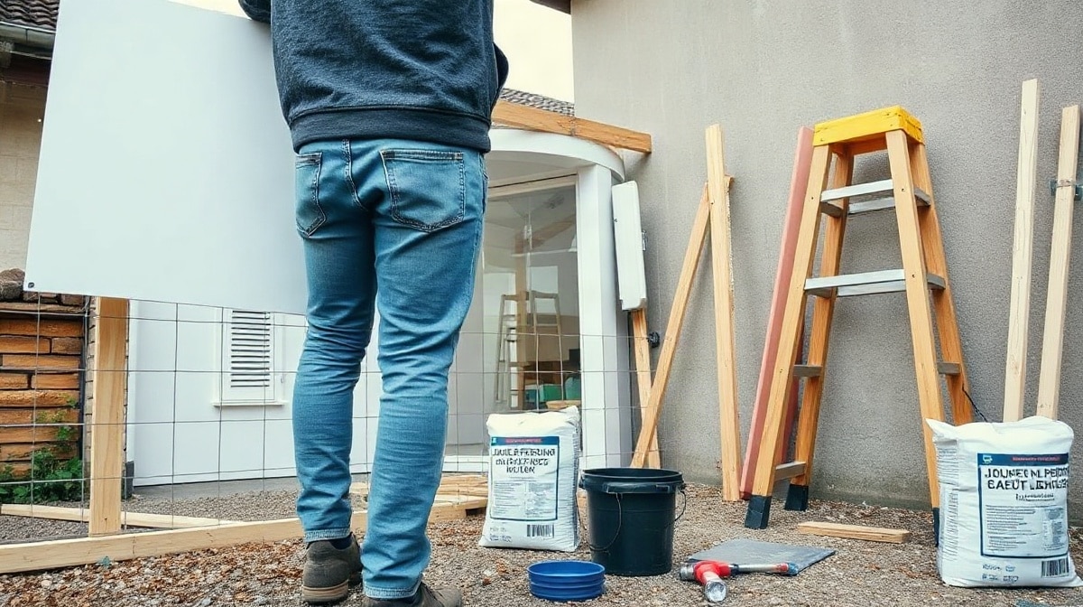 Panneau de permis de construire