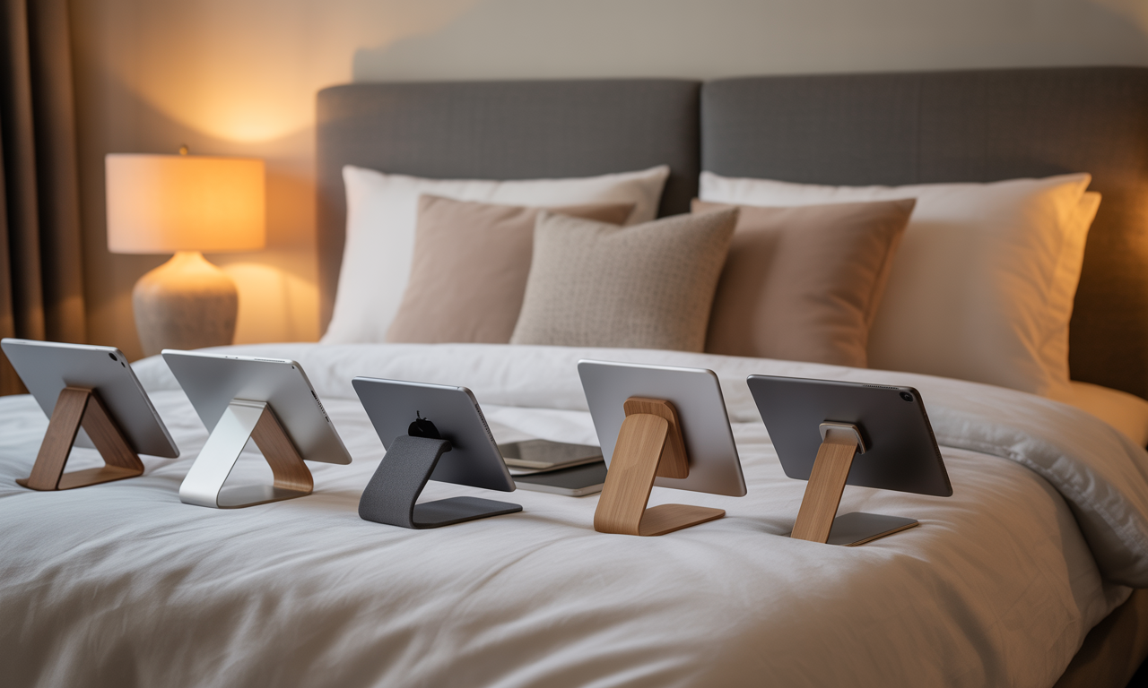 découvrez notre sélection des 10 meilleurs supports pour tablette lit, parfaitement conçus pour un usage relaxant et pratique. profitez de vos films, livres et jeux confortablement installés. idéal pour améliorer votre expérience de détente au lit!