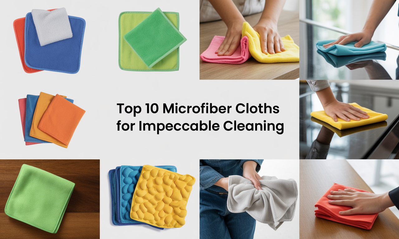 découvrez notre sélection des 10 meilleurs chiffons en microfibre pour un nettoyage impeccable. alliant efficacité et douceur, ces chiffons sont idéaux pour toutes vos surfaces. profitez d'un nettoyage facile et rapide avec ces accessoires indispensables pour une maison éclatante de propreté.