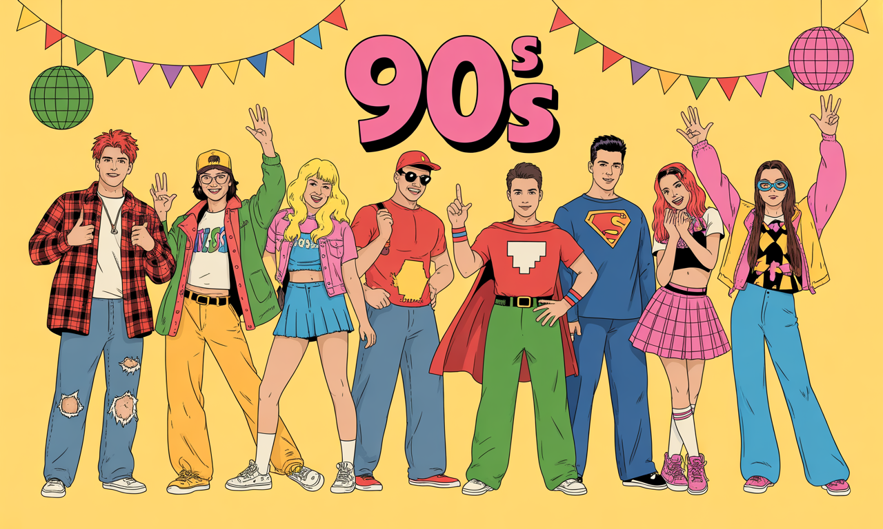 découvrez notre sélection des 10 meilleurs déguisements des années 90 pour faire de votre soirée rétro un succès mémorable. plongez dans l'ambiance colorée et excentrique de cette décennie emblématique avec nos conseils de costumes incontournables et des accessoires tendance !